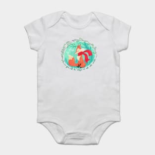 Unique In All The World Fox Baby Bodysuit